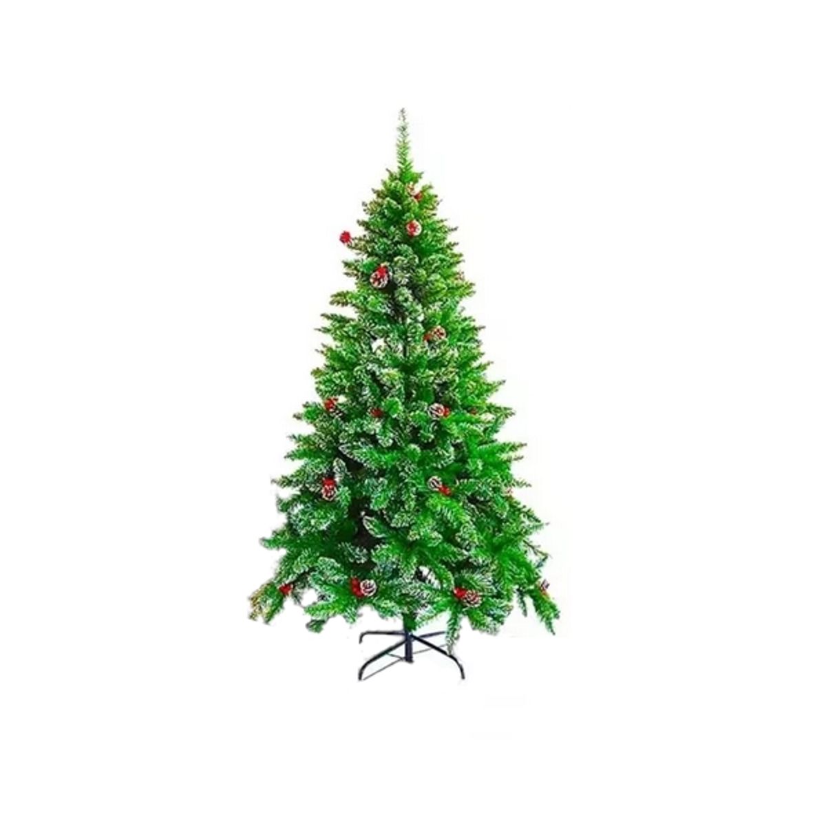 GENERICO - Arbol Navidad 1.80 Mts Frondosos con guindas