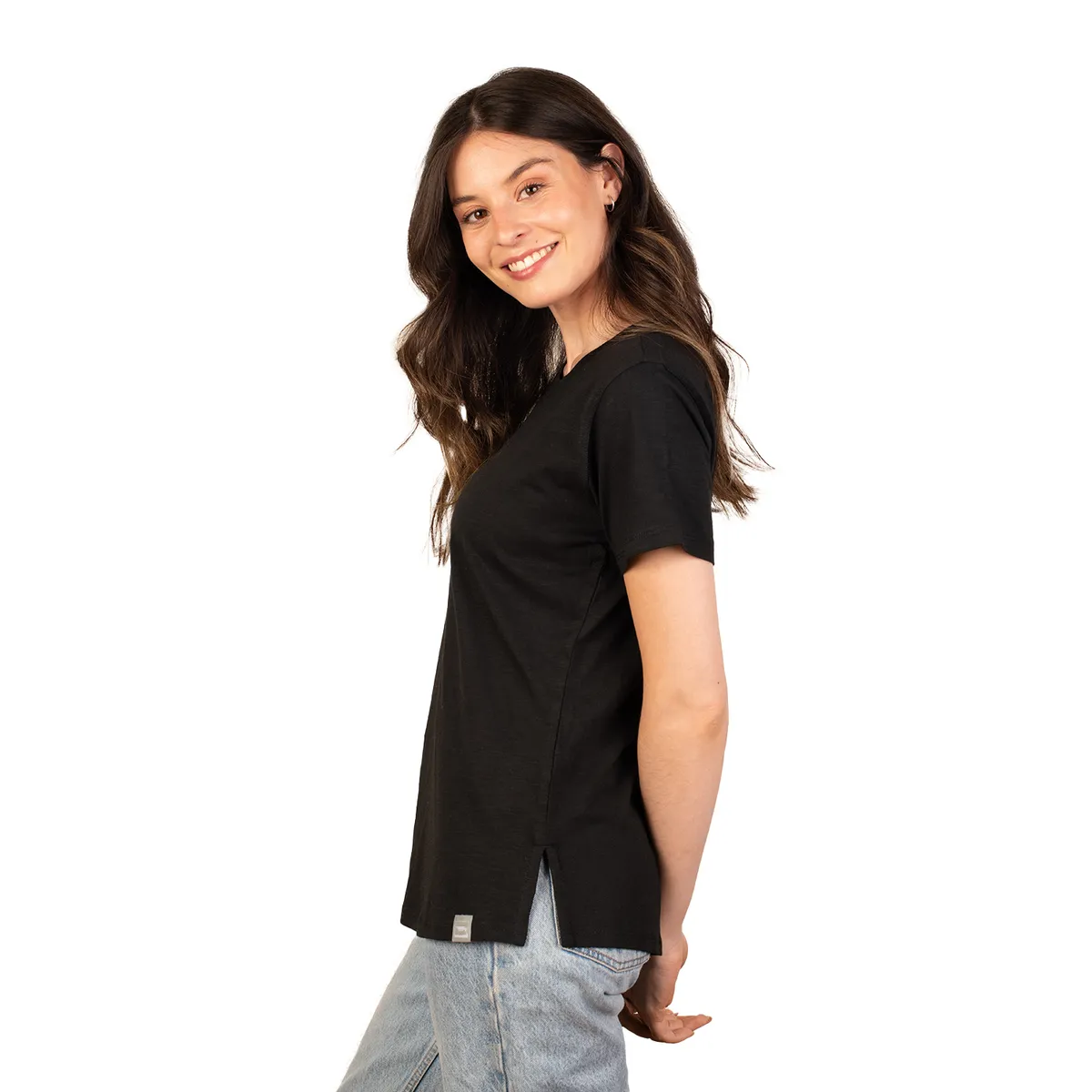 LENGA - Polera Huilli Cuello Redondo Manga Corta Sustentable Lenga®