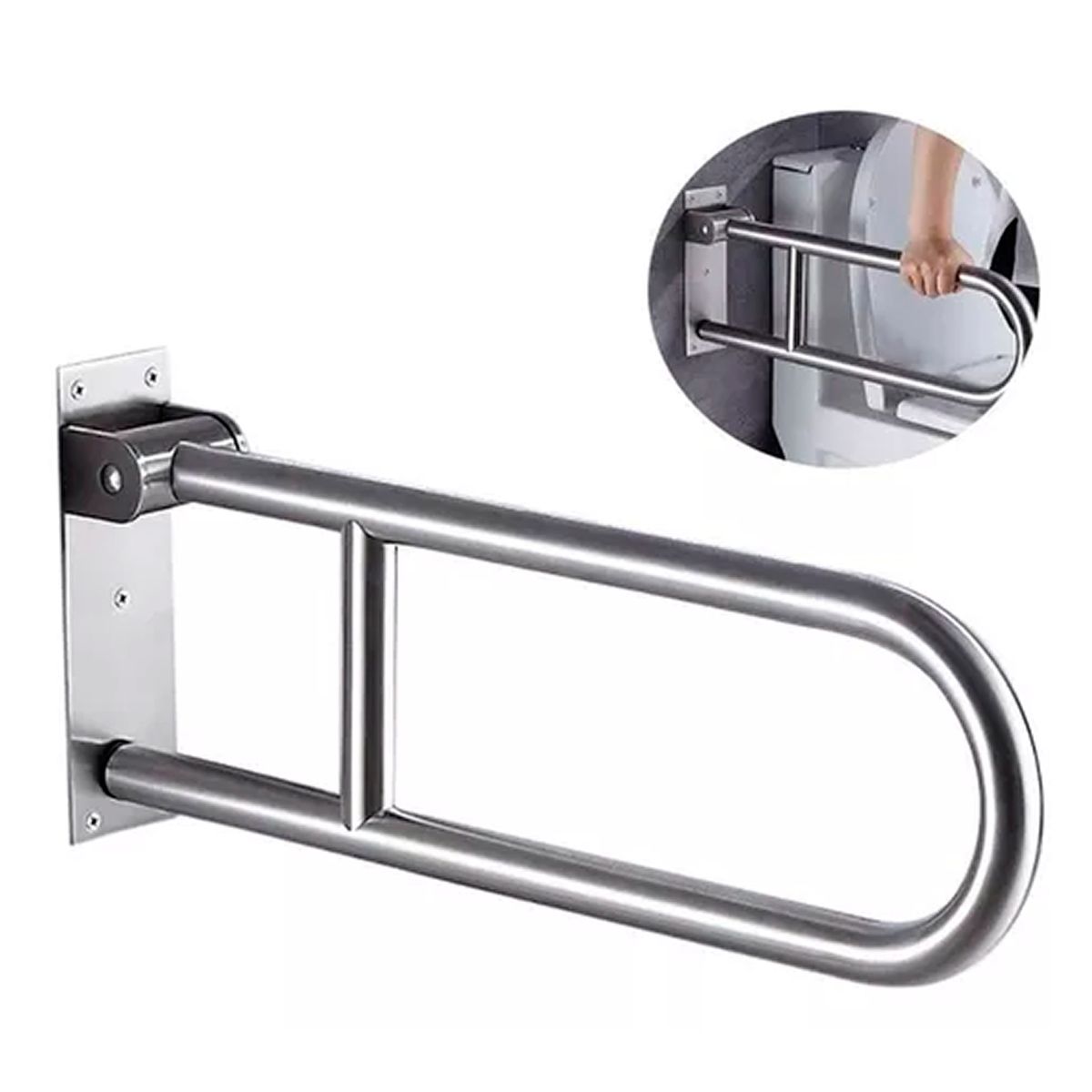 ESHOPANGIE - Barra De Muro Piso Para Discapacitados Acero Inoxidable