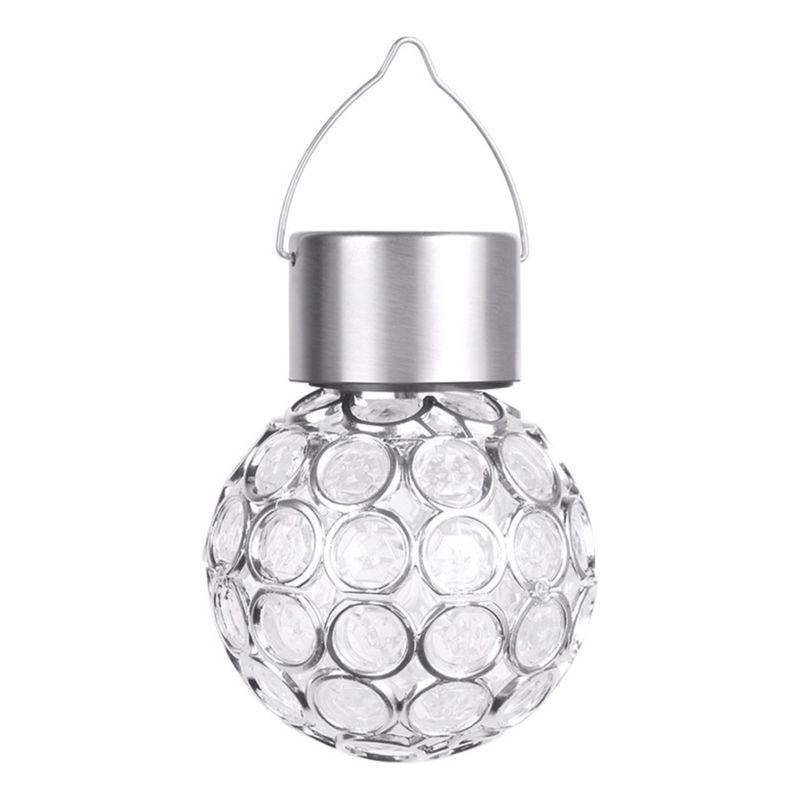GENERICO - Farol Solar Exterior Lampara Decoración De Jardín Cristal
