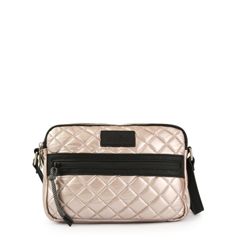 ZIOL - Cartera bandolera mediana fisyta rosado
