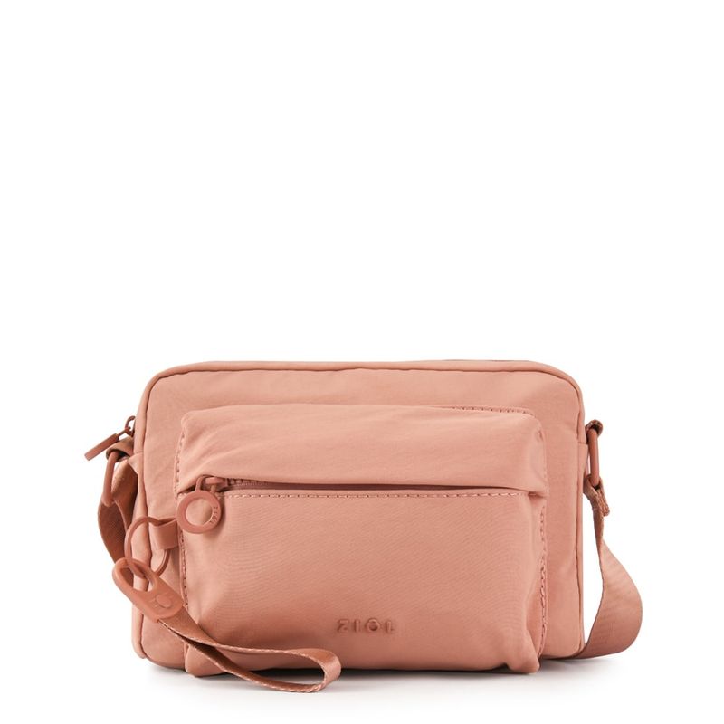 ZIOL - Cartera bandolera mediana veby rosa viejo