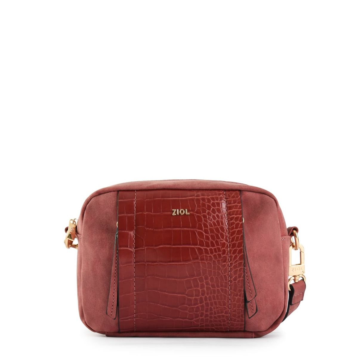 ZIOL - Cartera bandolera tiana pequeña burdeo