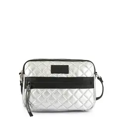 ZIOL - Cartera bandolera mediana fisyta plateado