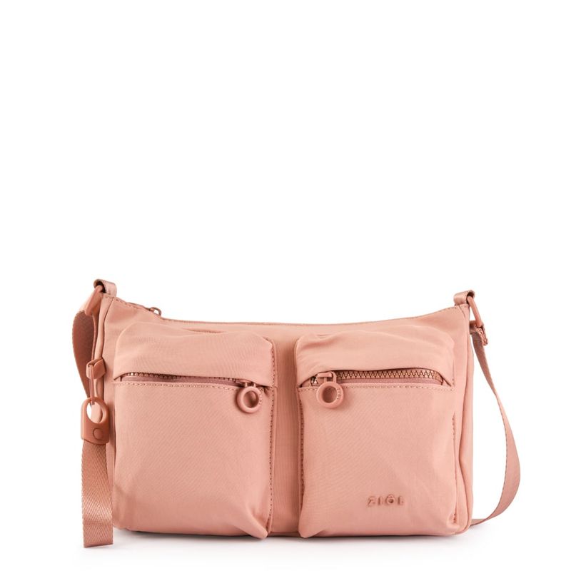 ZIOL - Cartera bandolera mediana veby rosa viejo