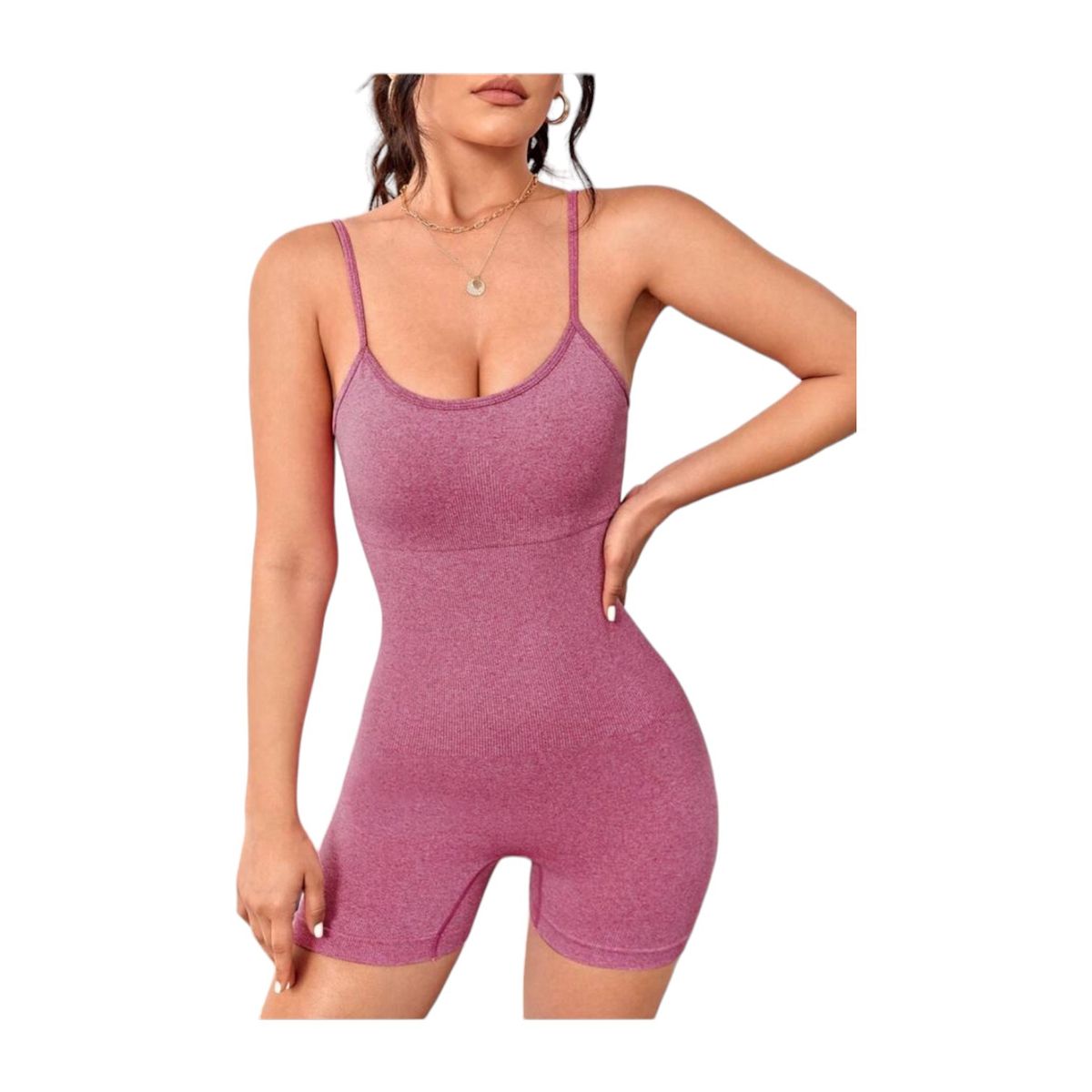 GENERICO - enterito corto para mujer - deportivo push up