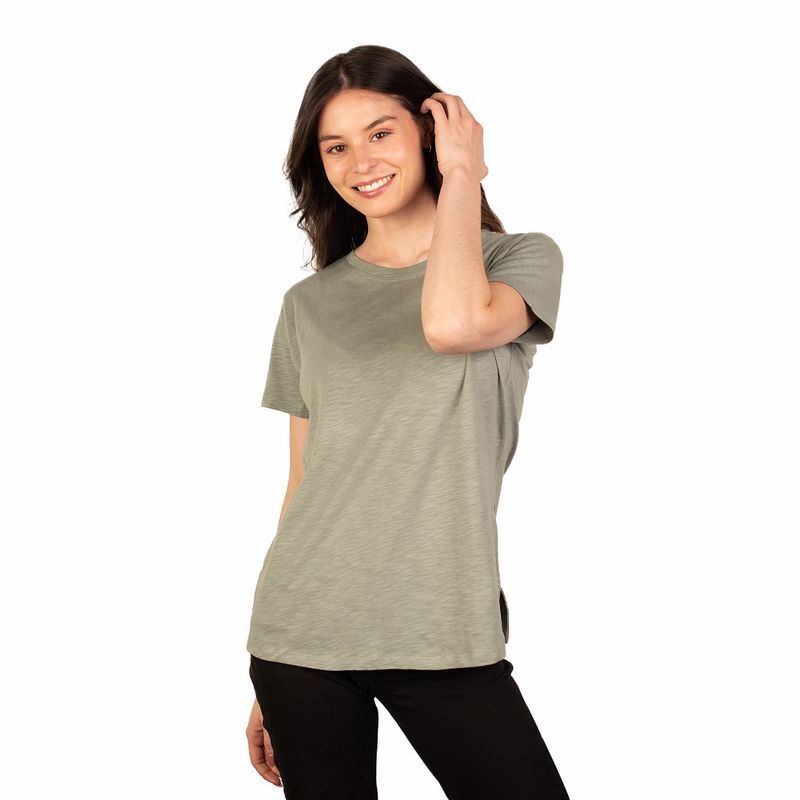 LENGA - Polera Huilli Cuello Redondo Manga Corta Sustentable Lenga®