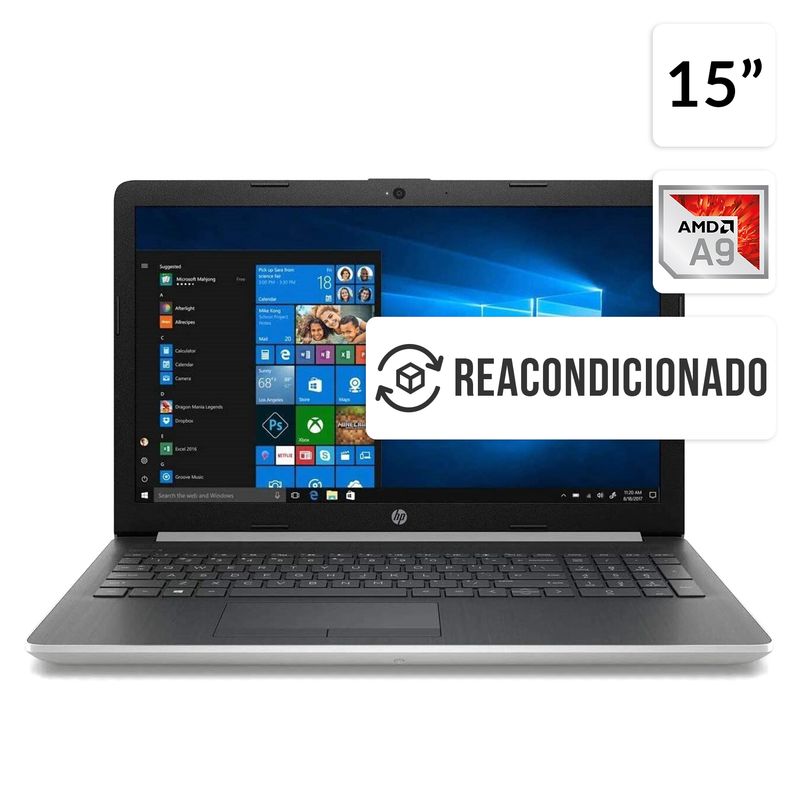 HP - Notebook HP 15-db0031nr A9-9425 Reacondicionado