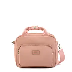 ZIOL - Cartera dos asas pequeña riad rosa viejo