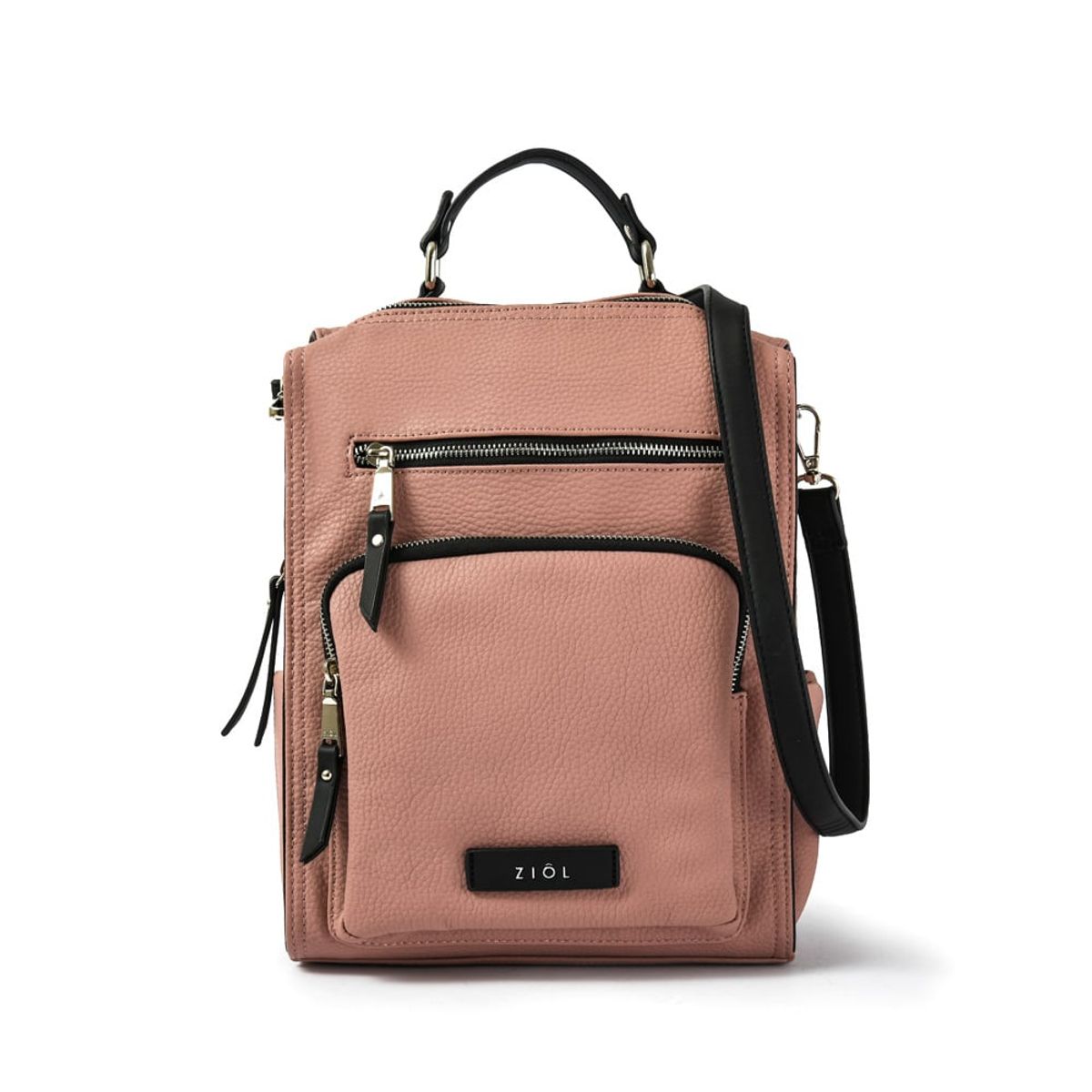 ZIOL - Mochila grande zuleika rosa viejo