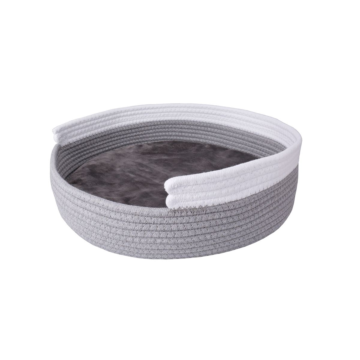 GENERICO - Cama Para Gatos Algodón Diseño Cesta Mediana