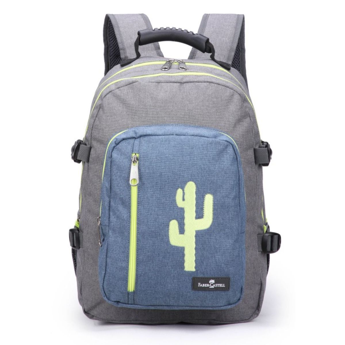FABER-CASTELL - Mochila Wanderer gris / amarillo Cactus