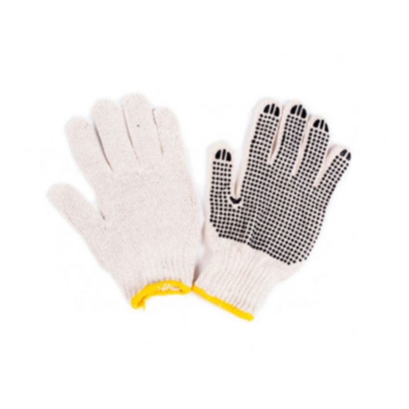 GENERICO - PAR DE GUANTES DE TRABAJO HILO TALLA M