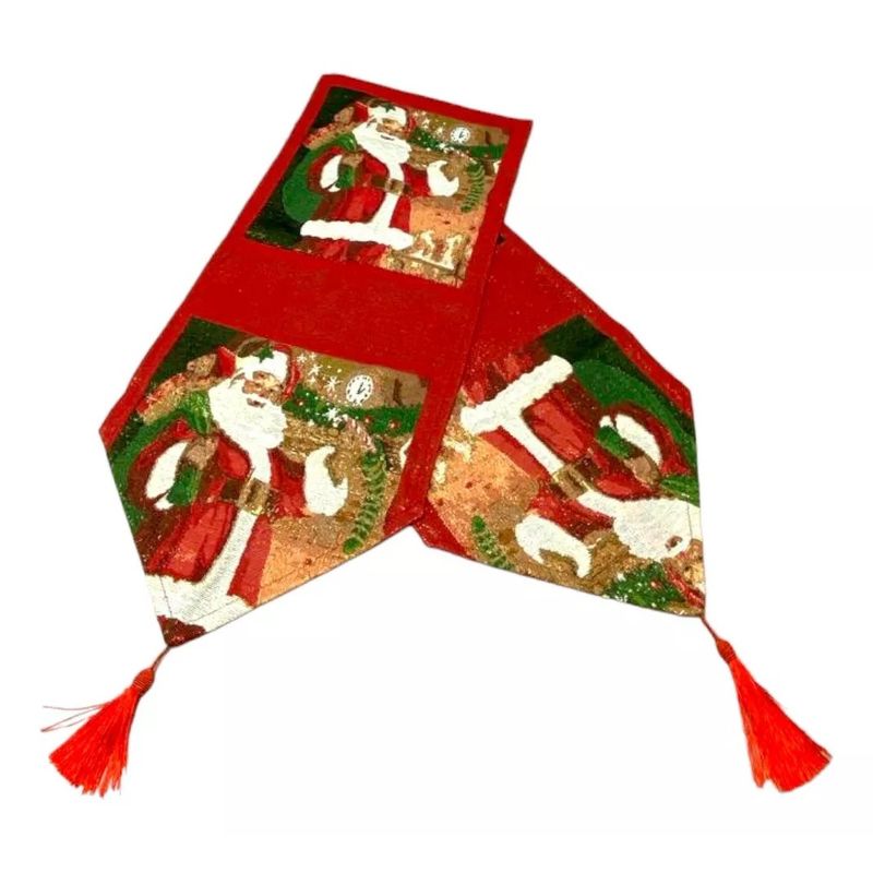 GENERICO - Camino De Mesa Navidad Camino Mesa Mantel Lino Rectangular