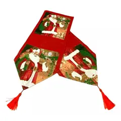 GENERICO - Camino De Mesa Navidad Camino Mesa Mantel Lino Rectangular