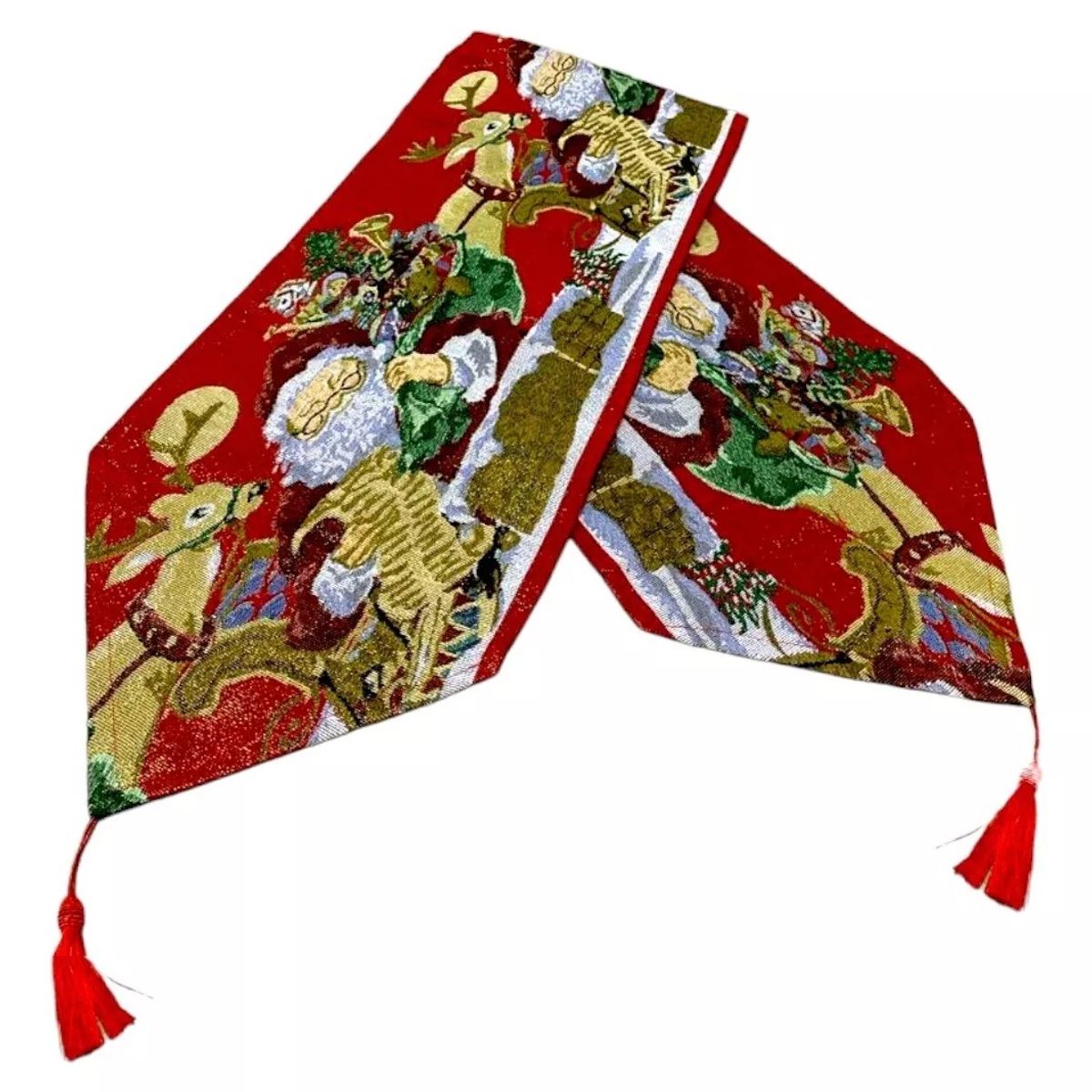 GENERICO - Camino De Mesa Navidad Camino Mesa Mantel Lino Rectangular