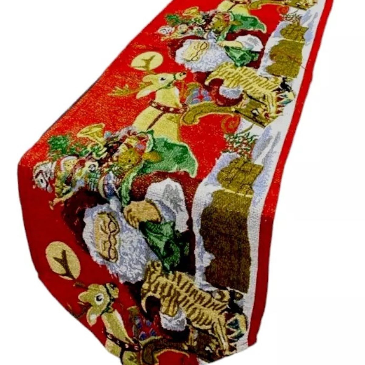 GENERICO - Camino De Mesa Navidad Camino Mesa Mantel Lino Rectangular