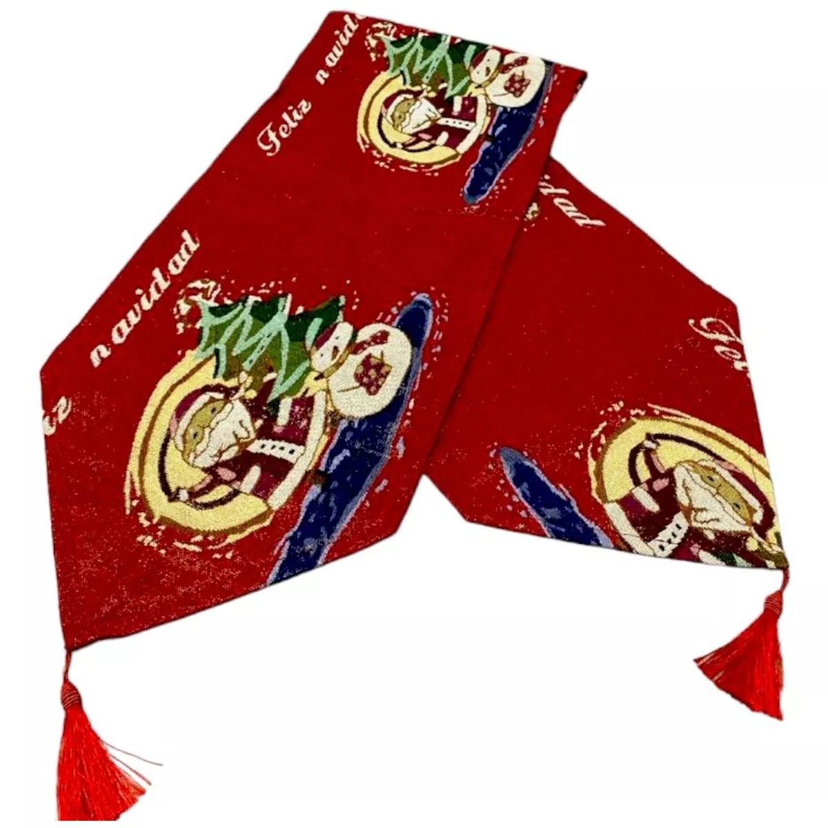 GENERICO - Camino De Mesa Navidad Camino Mesa Mantel Lino Rectangular