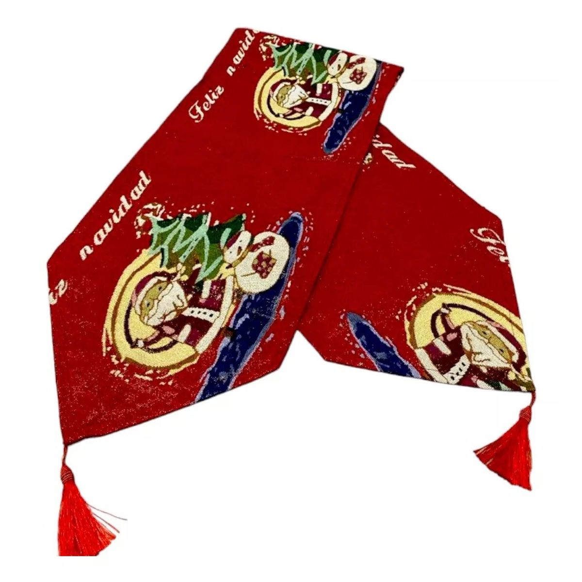 GENERICO - Camino De Mesa Navidad Camino Mesa Mantel Lino Rectangular