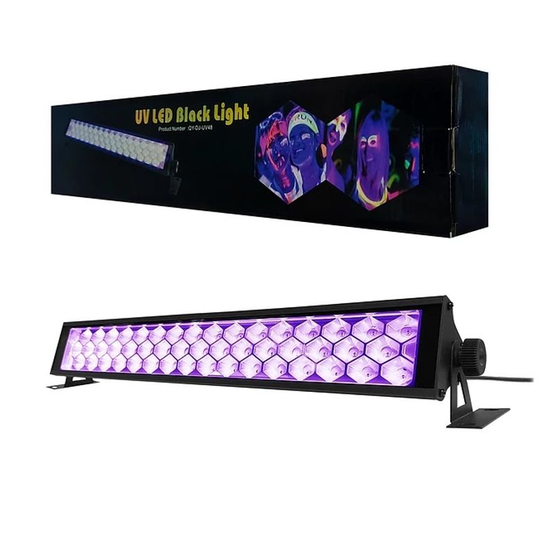 GENERICO - Foco Barra Luz UV LED 48W 44cm Para Fiestas y Eventos ultravioleta