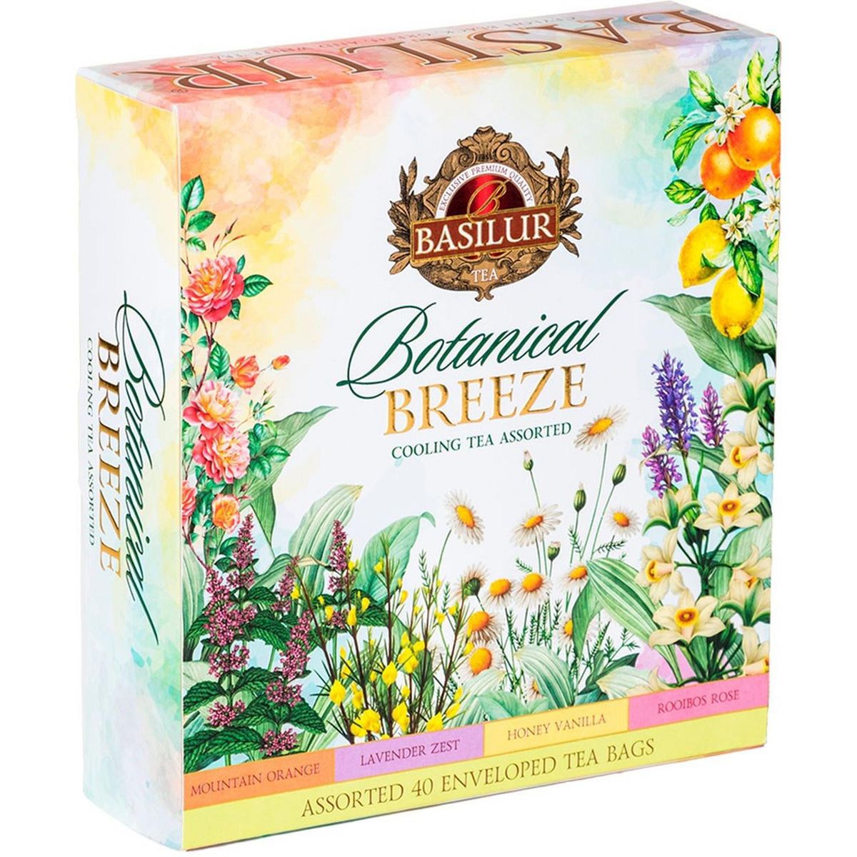 BASILUR - Surtido Brisa Botánica 40 Bolsas - Basilur Botanical Breeze"