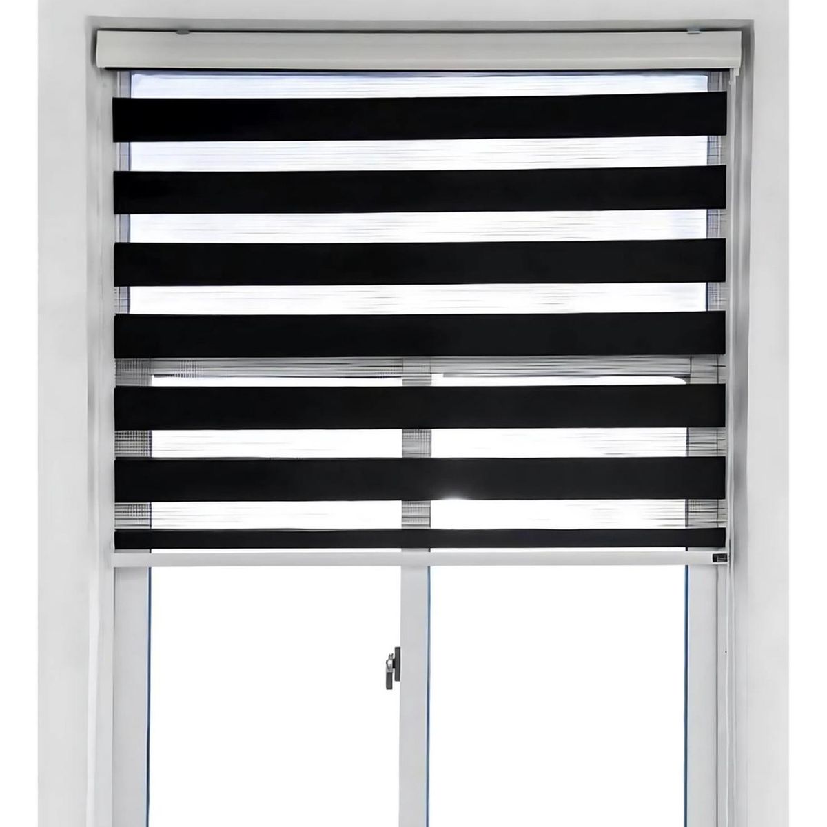 IMPORTCLICK - Cortina Roller Dúo Zebra Negra 160x220 CM IMPORTCLICK