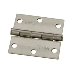 YALE - Bisagra Premium 3x3 Níquel Satín