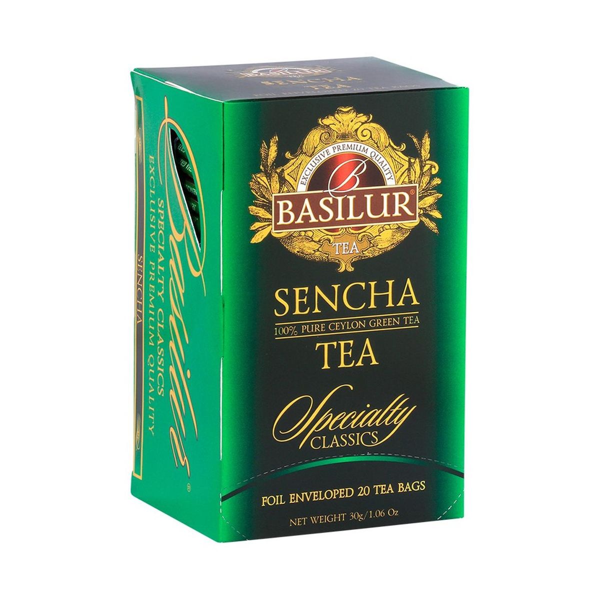 BASILUR - Te Classic Verde Sencha Bolsitas - Basilur