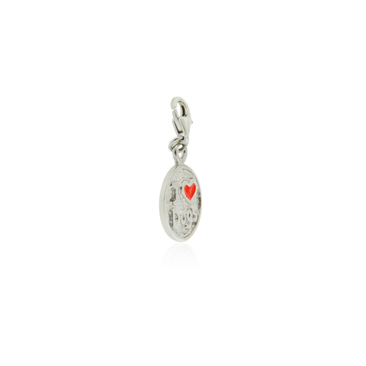 JB JOYAS BARON - Colgante de Plata Esterlina 925 I Love Dogs