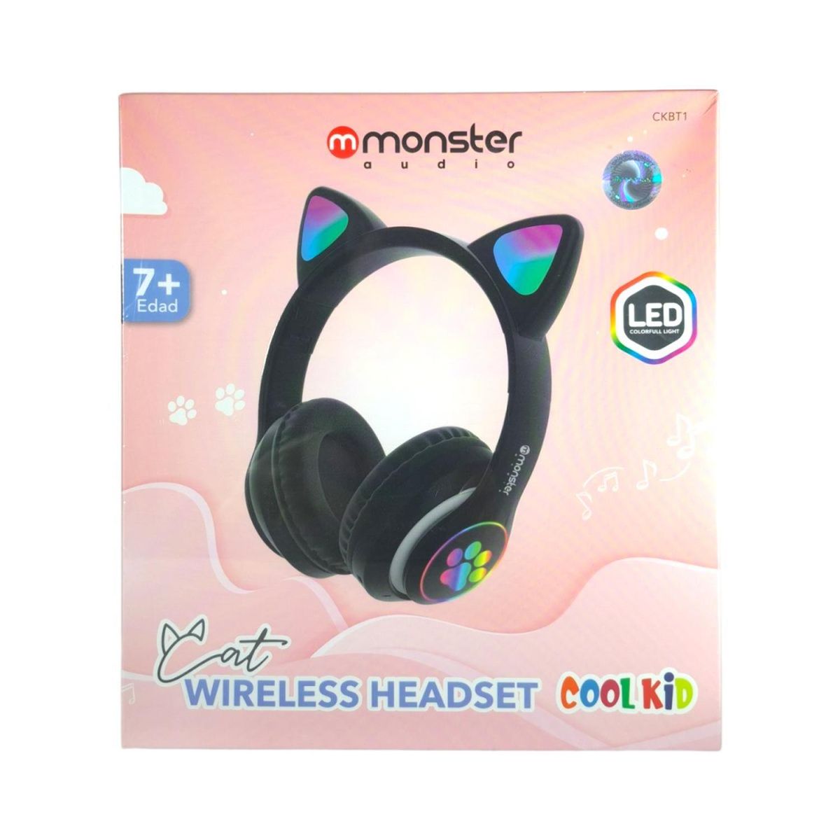 MONSTER - Audífonos Bluetooth Monster Cool Kids Orejas