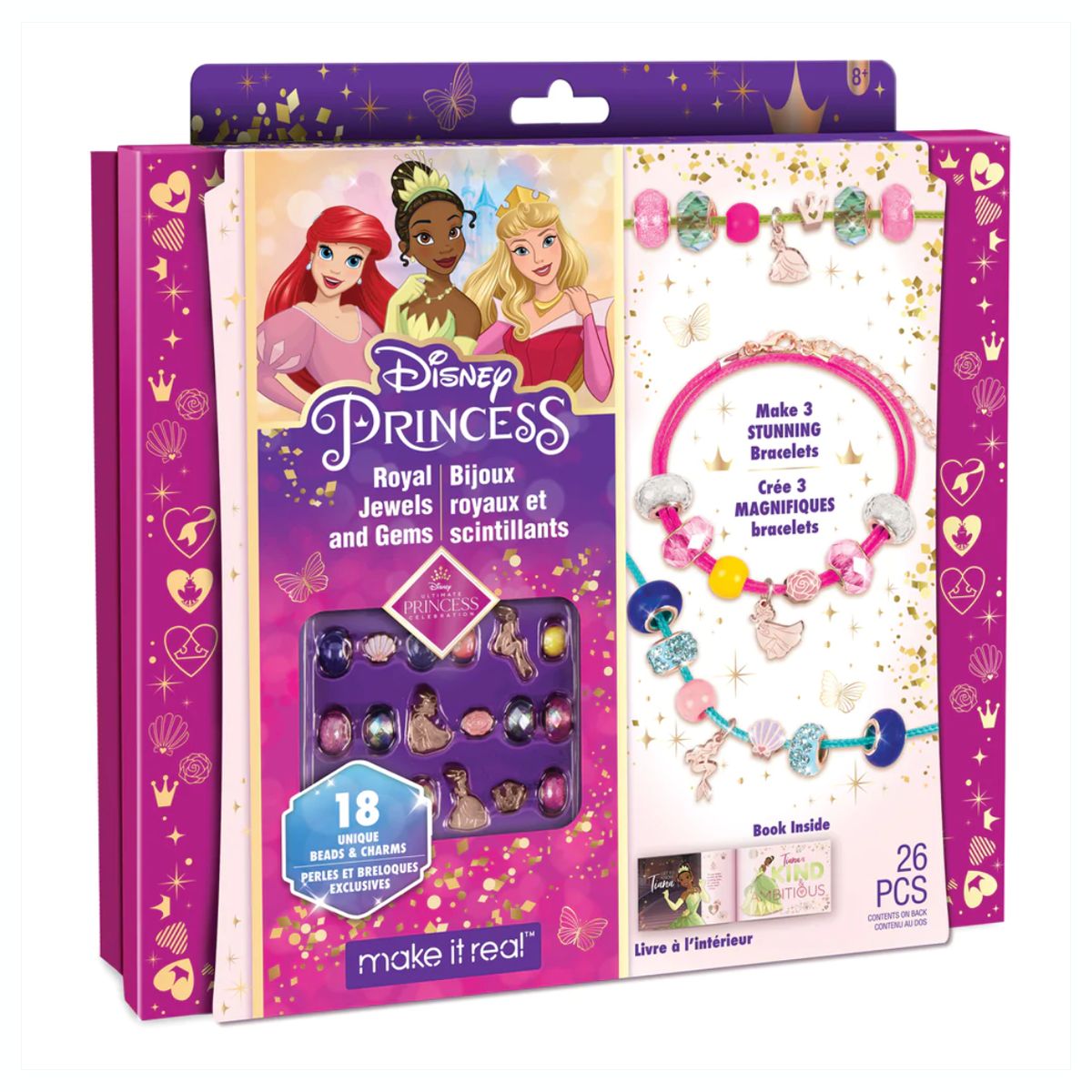 MAKE IT REAL - Princesas de Disney Set Joyas y Gemas