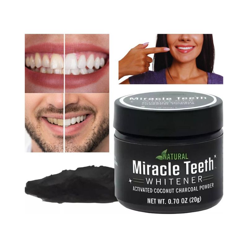 U BUY - Blanqueador Dental Pasta Natural Carbon Miracle Teeth 20grs