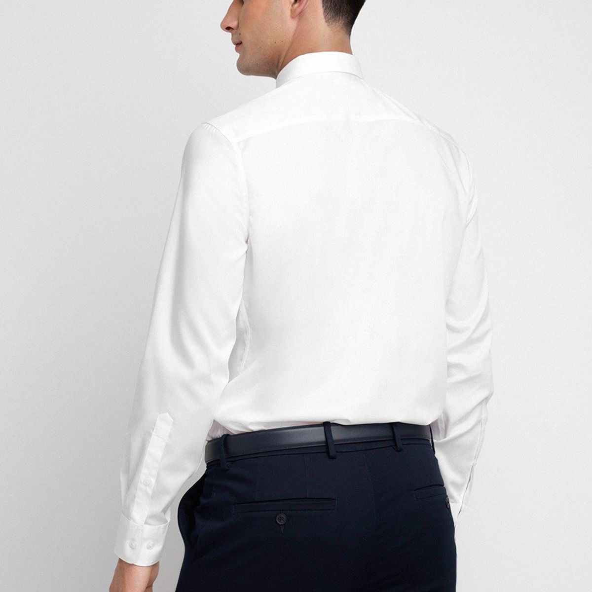 PERRY ELLIS - Camisa Formal Hombre Non Iron (No Se Plancha) Blanco