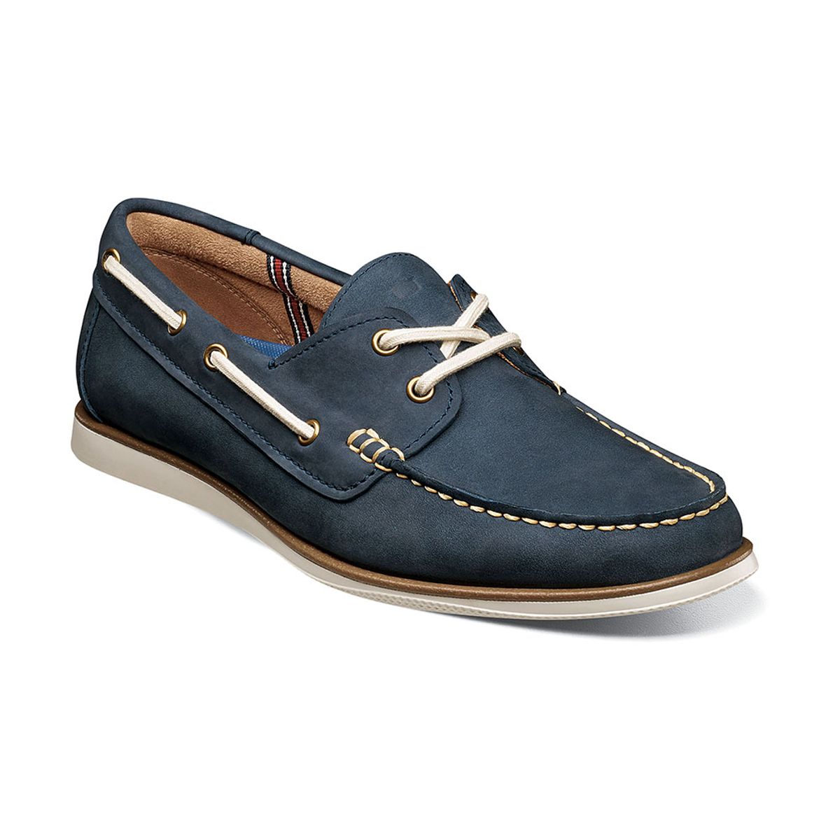FLORSHEIM - Mocasines Atlantic Moc Toe Boat Shoe Navy