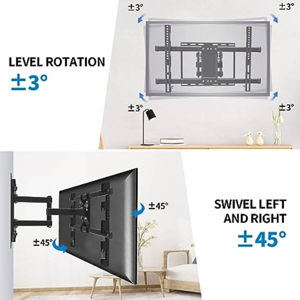 GENERICO - Soporte de TV 26 a 63 Pulgadas