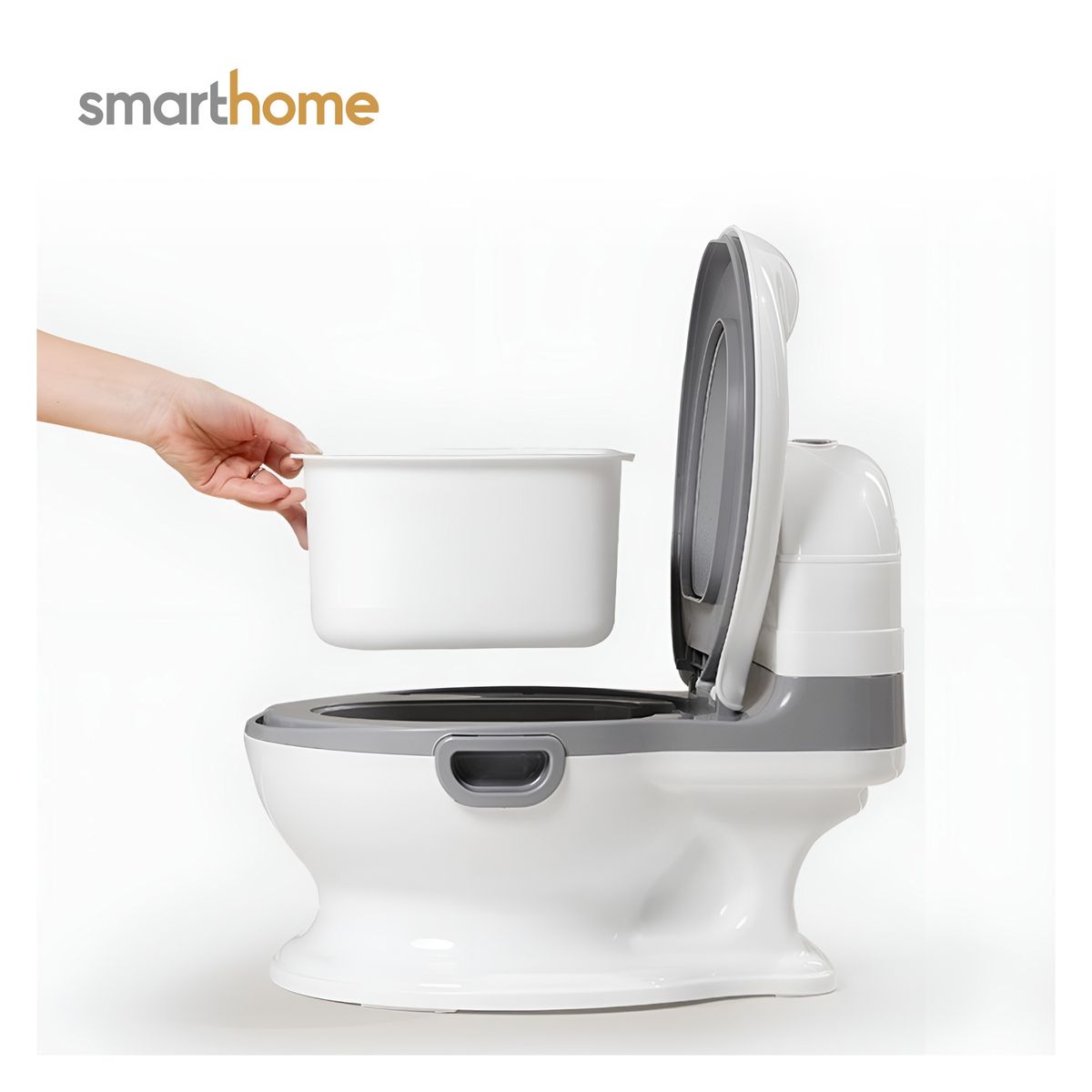 GENERICO - Baño de Aprendizaje Smarthome Blanco Gris