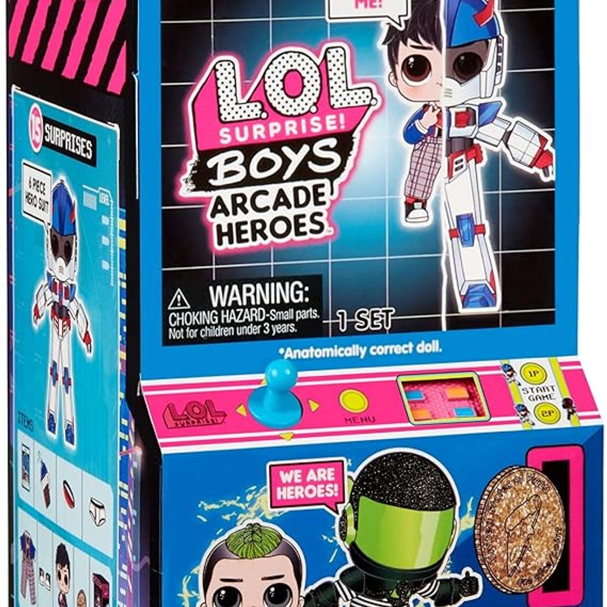 LOL SURPRISE - LOL Surprise Boys Arcade Heroes con 15 sorpresas
