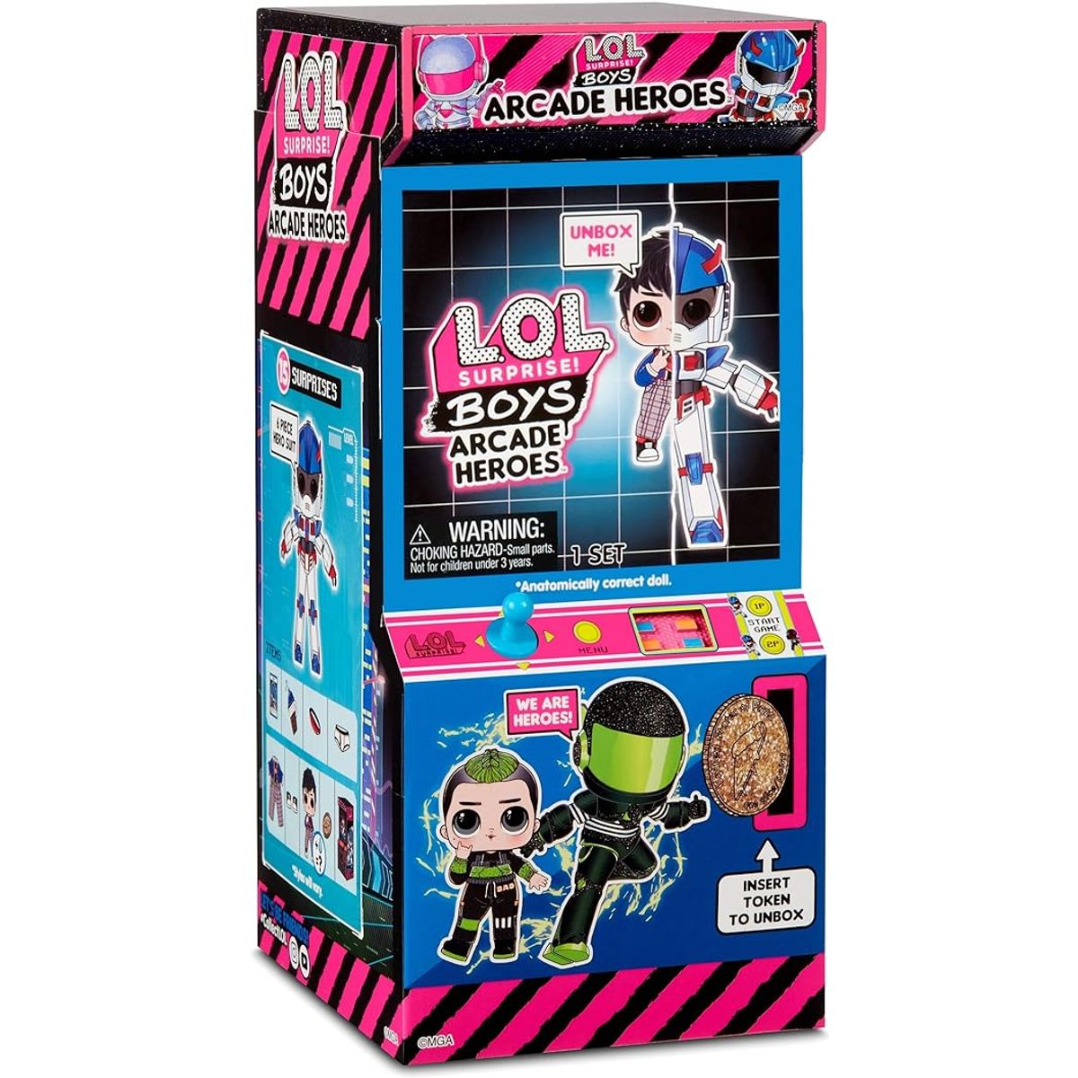 LOL SURPRISE - LOL Surprise Boys Arcade Heroes con 15 sorpresas