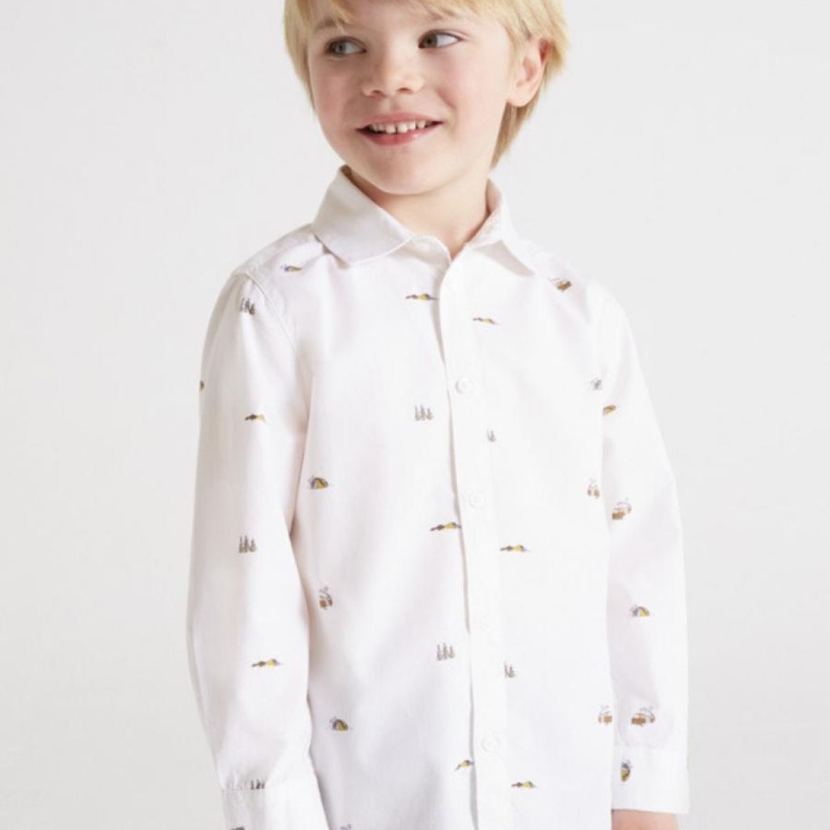 MAYORAL - Camisa Casual Niño Blanca