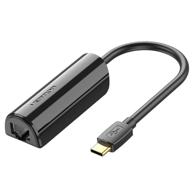 VENTION - Adaptador Ethernet Rj45 A Usb-c Para iPad Pro/ Air - Vention - Negro
