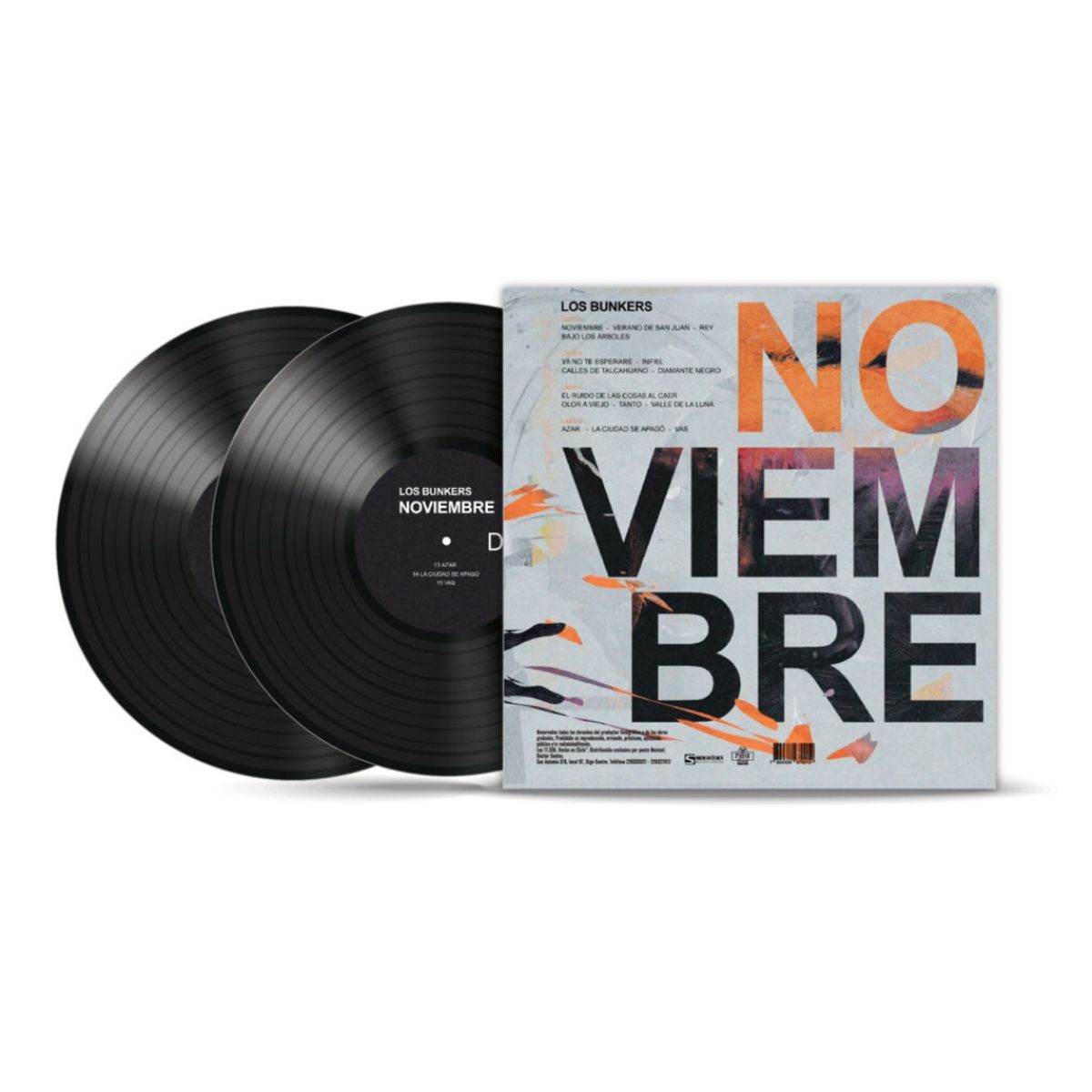 SONY - Los Bunkers Noviembre Vinilo Doble