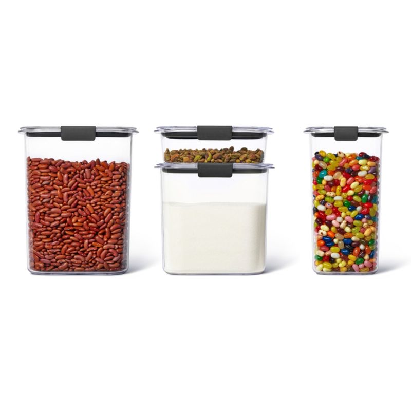 RUBBERMAID - Set 4 Contenedores Rubbermaid Brilliance 760 ml