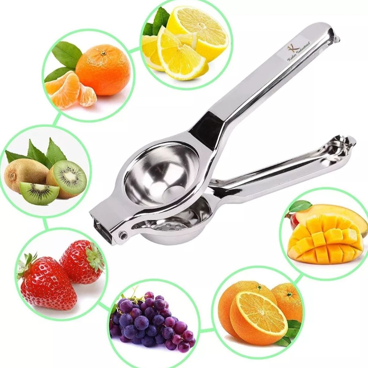 GENERICO - EXPRIMIDOR DE LIMONES ACERO INOXIDABLE