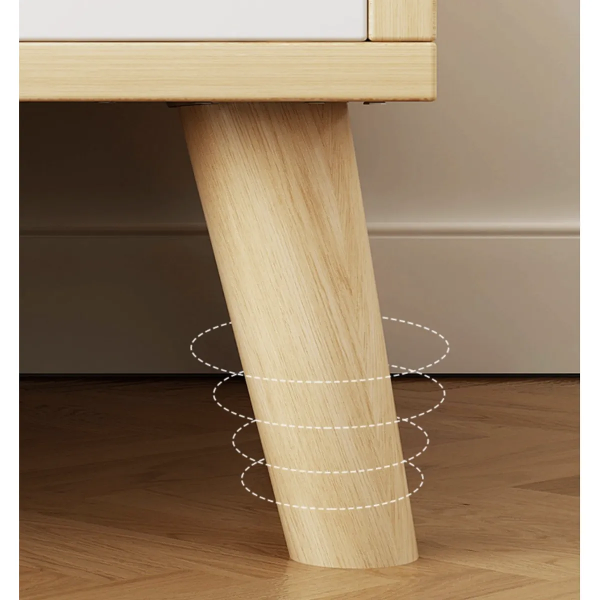 HOMER DESIGN - Rack Tv Ancho Extendible 120-198cm 2 Tiras Vanguardia Homer