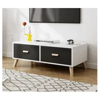 Rack Tv 100x30x40cm 2 Tiras Hecho Por Melamina