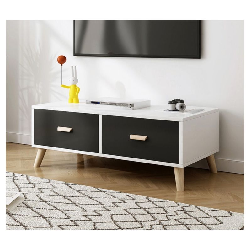 HOMER DESIGN - Rack Tv 100x30x40cm 2 Tiras Hecho Por Melamina Homer Design