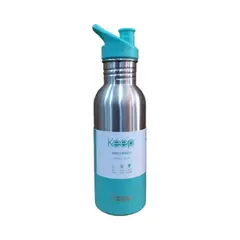KEEP - Botella Metalica 600ml Celeste
