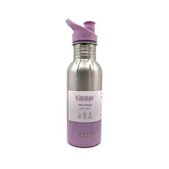 KEEP - Botella Metalica 600ml Morado