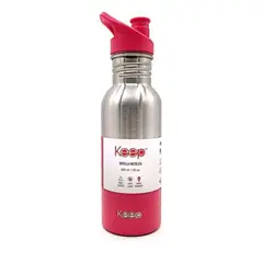 KEEP - Botella Metalica 600ml FUCSIA