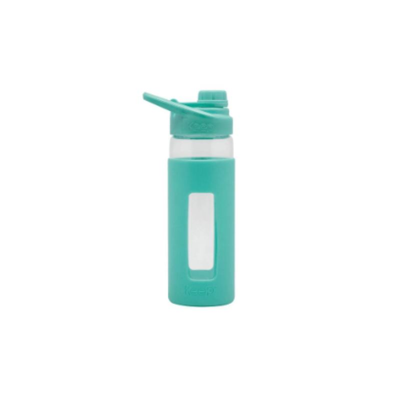 KEEP - BOTELLA VIDRIO 470ML KEEP VERDE AGUA